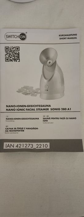 Sauna pentru fata cu Nano Ioni produs NOU
