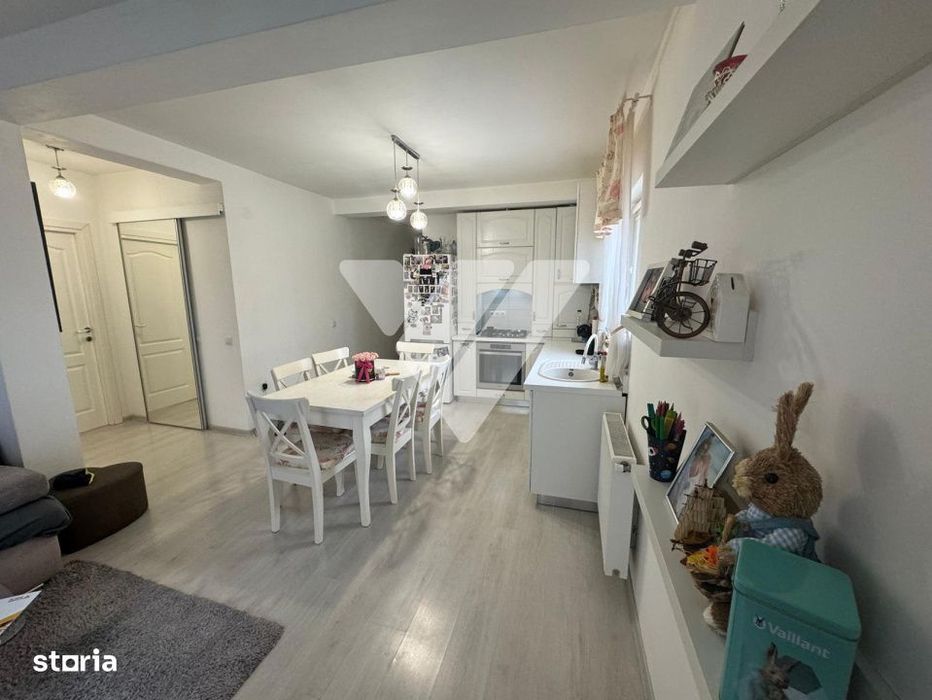 Apartament 3 camere 59 mp cu gradina 74 mp mobilat Șelimbar Sibiu — fotografia 3