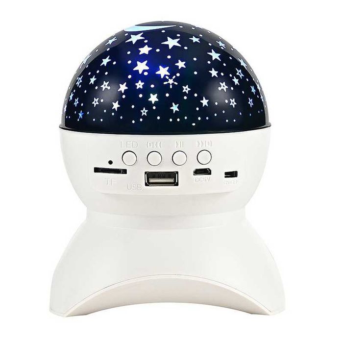 Нощна лампа,звезден прожектор с LED, bluetooth, USB и музикален плейър