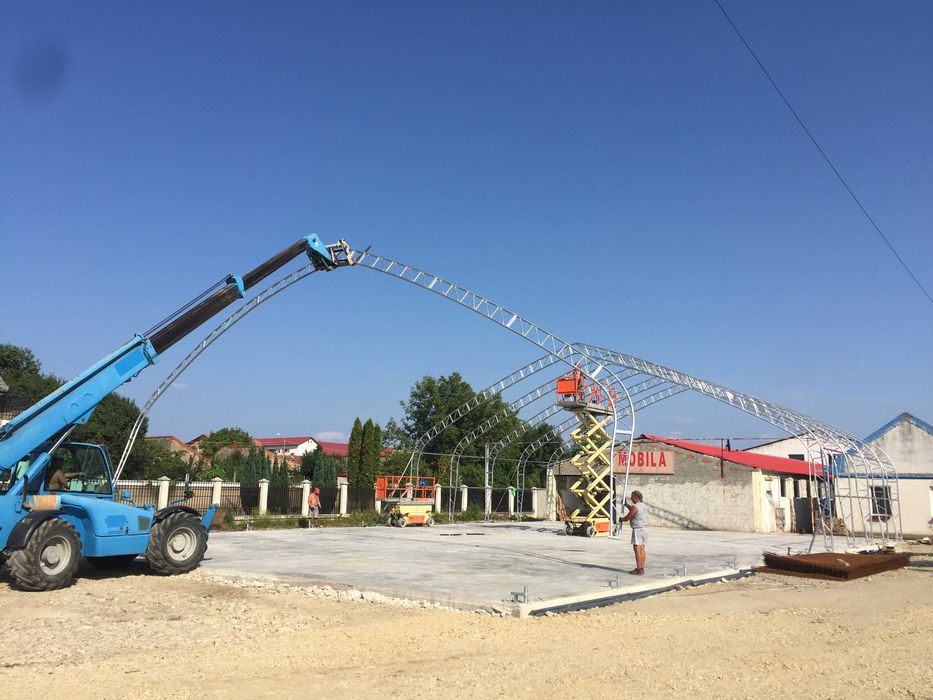 Hala metalica din otel zincat-18,3x30,5x7,6 m