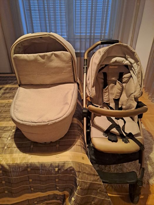 Продавам бебешка количка 2 в 1Peg Perego Book Modular SLK, цвят Mon Am