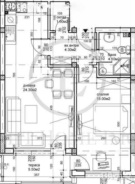 Продава се Двустаен апартамент в Пловдив, Христо Смирненски - 72 кв.м за 1250 €/кв.м - Снимка #7