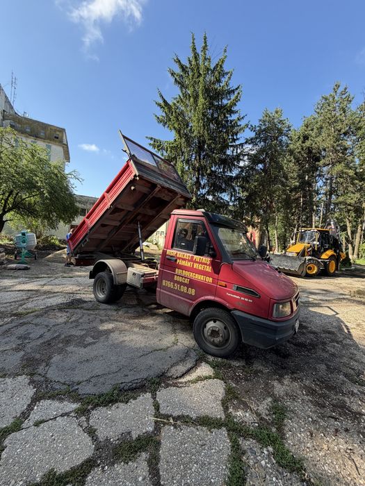 Nisip, pietris, pamant, evacuari moloz, buldoexcavatoare/miniexcavatoare de inchiriat