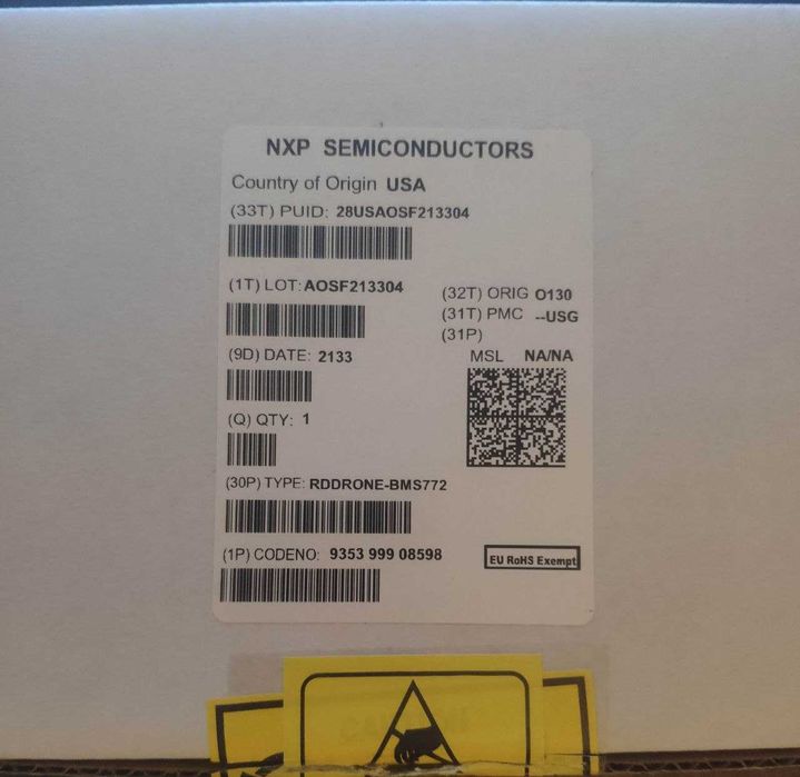 Placă nouă NXP RDDRONE-BMS772 – Smart Battery Management 3–6 celule