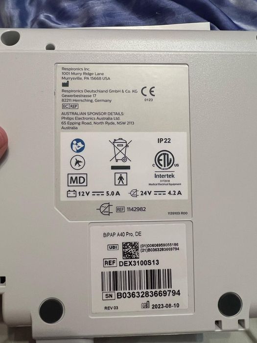 Aparat de respirat Philips