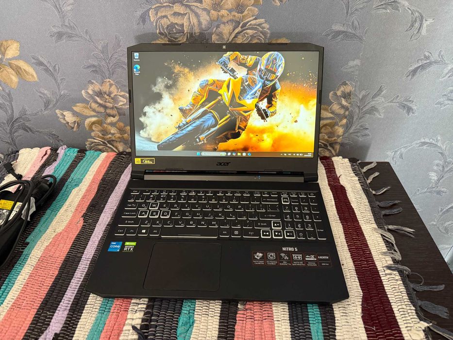 Асер Нитро 5, Игровой, RTX 3060. i5 11400h. 16/512gb