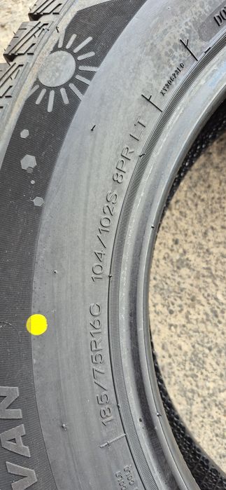 4 anvelope M+S noi Tercelo 185/75/16C,dot 2026.Pretul este pe bucata.