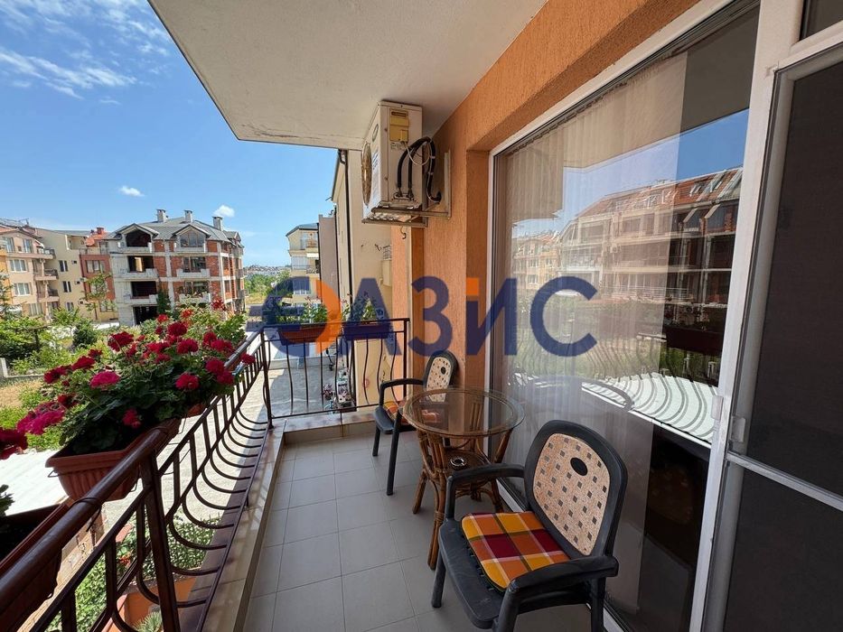 Апартамент с 2 спални без такса поддръжка, кв. Черно Море, Несебър, 77