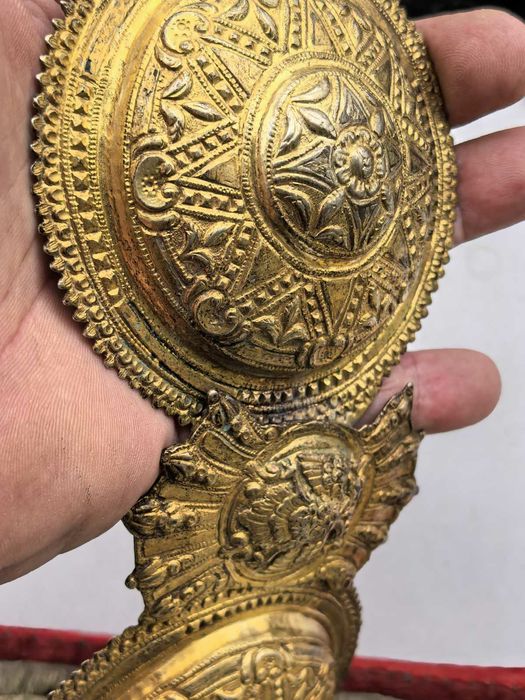 Пафти . Егейска Македония  сребро, живачна позлата