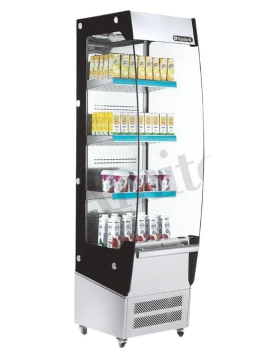 Vitrină frigorifică deschisă 495x670x1740h mm, Amitek AK220EM Italia perdea
