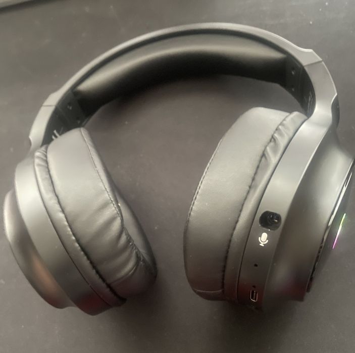 Безжични слушалки за игри Awinnasey 2.4GHz с кабелен режим, 5.4 Blueto