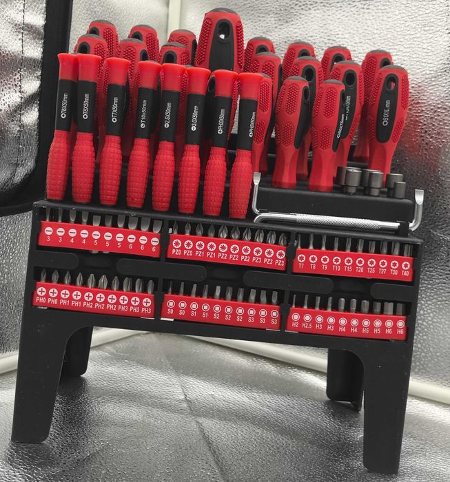 Set Profesional 100 Piese Surubelnite si Biti Kraft&Dele