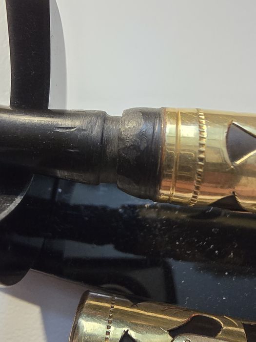 Waterman 0552 1/2 stilou cu overlay aurit