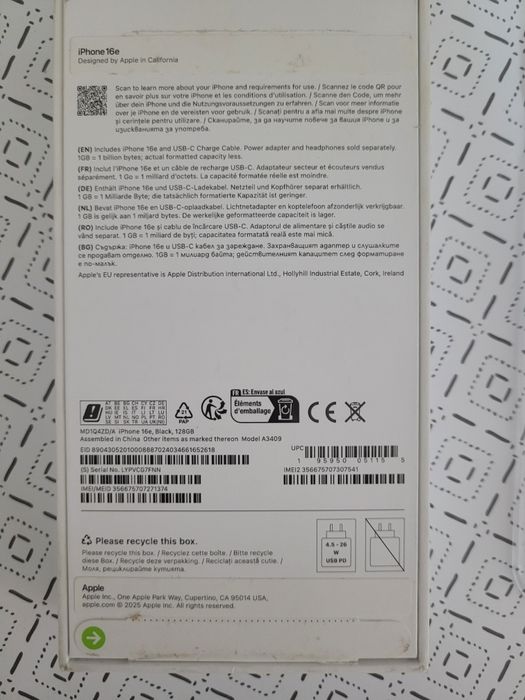 IPhone 16 E impecabil