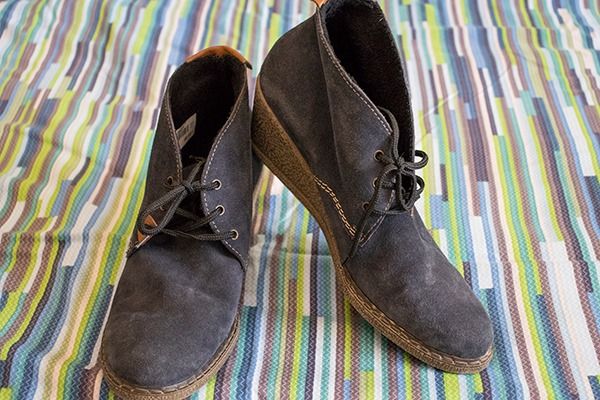 Боти Rieker 40 естествен велур