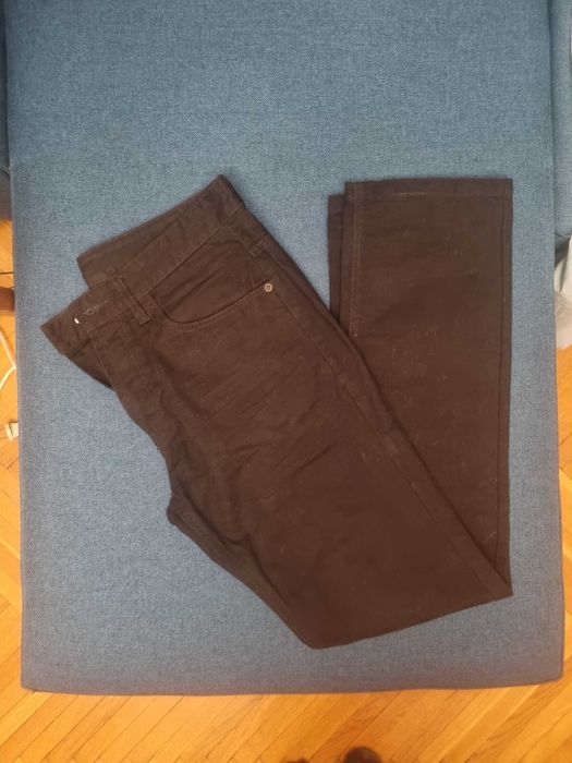 Vand blugi barbat negri model clasic crac drept, 33/32 sau L