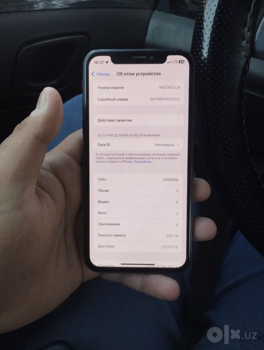 iPhone X 256 GB sotiladi
