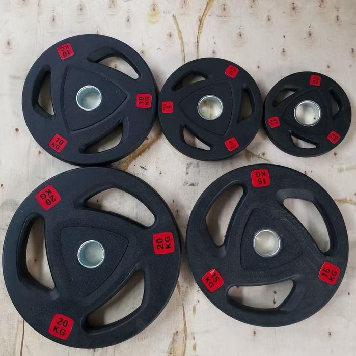Disc Olimpic 5kg cauciucat cu inel fixare