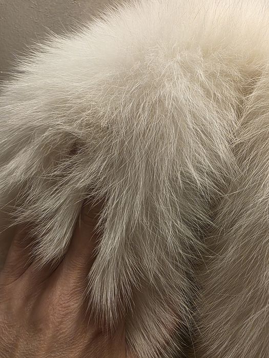 Haina de piele cu vulpe