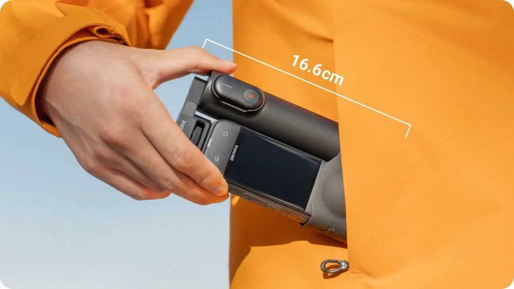 Insta360 X5 Foldable 2-in-1 Selfie Stick (1/4" Mount)