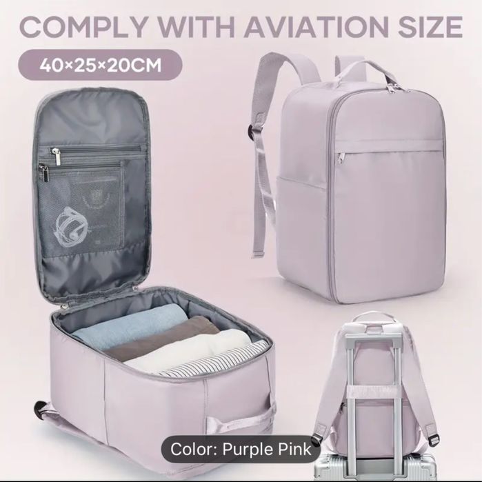 Раница за ръчен багаж WizzAir / Ryanair 40x20x25 – компактна и удобна