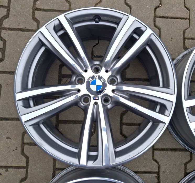 Jante BMW M pe 19 Diamond Cut originale 3 F30 4F32 roti anvelope jenti