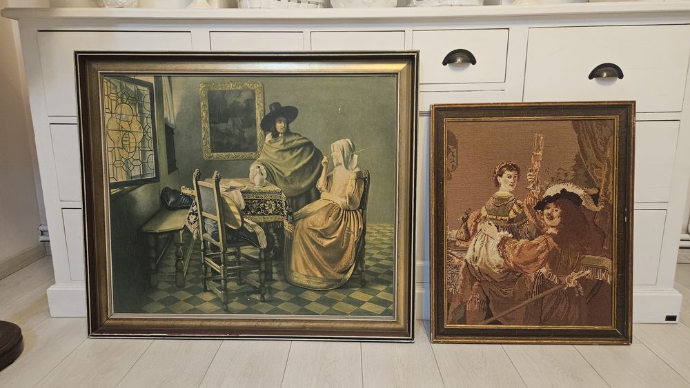 Litografie și Goblen vintage