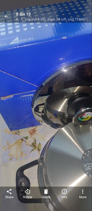 Vase ZEPTER neutilizate nedeconservate