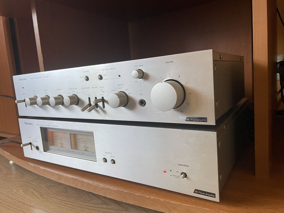 Technics amp + pre se-9021-su 9011