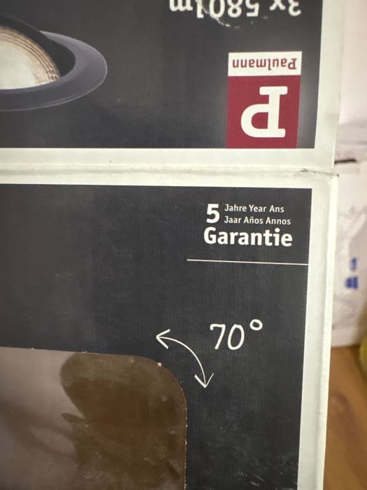 Paulmann сет 3 лунички за окачен таван 3х6w 580lm LED, 70° ротация