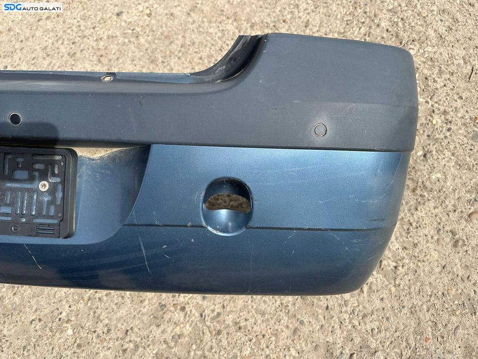 Bara Spoiler Spate cu Locas Senzori Parcare cu Imperfectiuni Dacia Logan 1 Berlina Sedan 2004 - 2008 Culoare Albastru Gri [X3373]