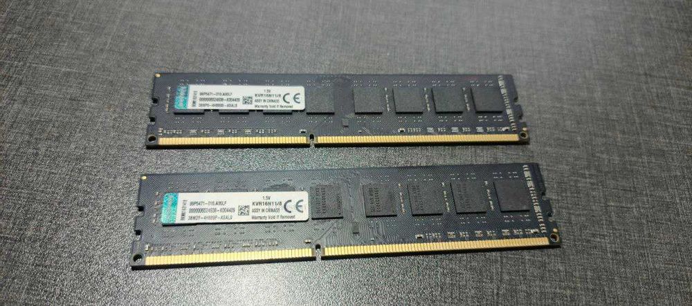 Оперативная память Kingston DDR3/1600Mhz/16GB (8+8)