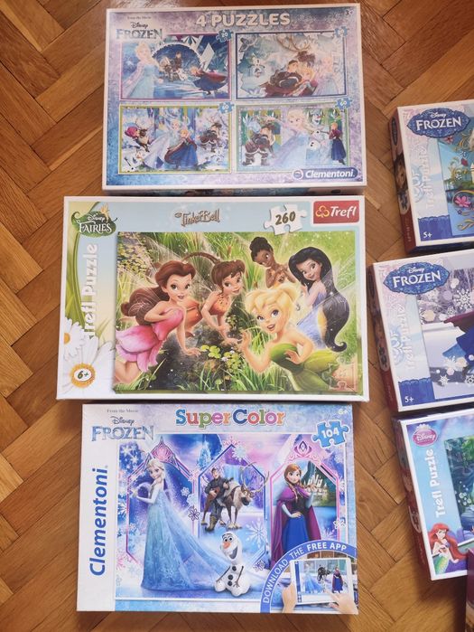 Пъзели 5+ 6+ frozen ariel