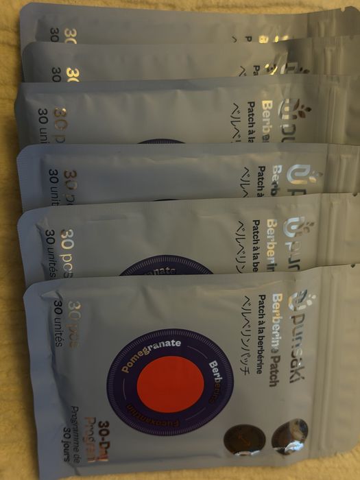 Pachet Purisaki cu berberina, 30 plasturi