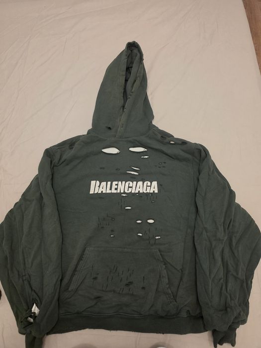 Balenciaga Hanorac Logo Verde