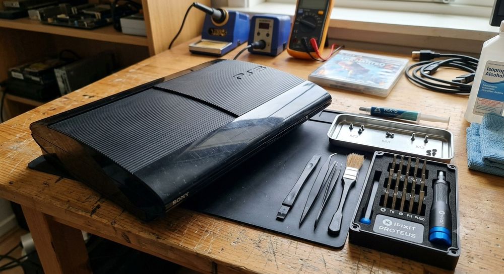 Обслуживание, прошивание,закачка игр,PS3 супер слим