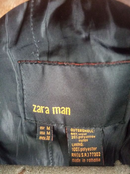 Zara MAN - Scurta groasa din lana. Jacheta. Geaca. Trench. Noua.