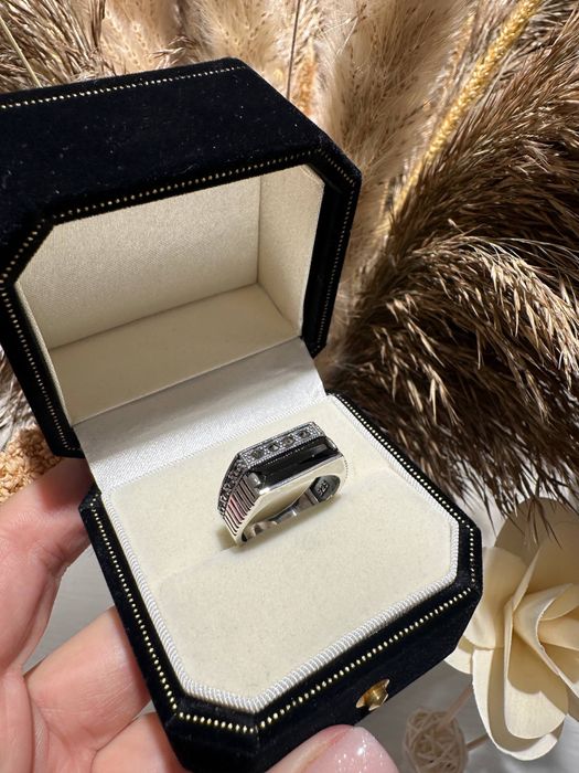 Мужской перстень серебро 925 Отличный вариант для подарка. Доставка.