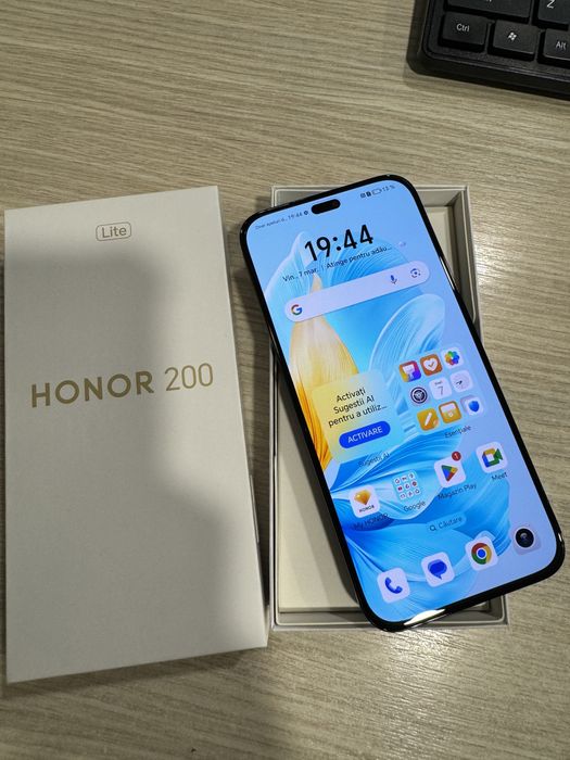 Honor 200 Lite, 8GB RAM, 256GB, 5G, Midnight Black, Impecabil/CA NOU!