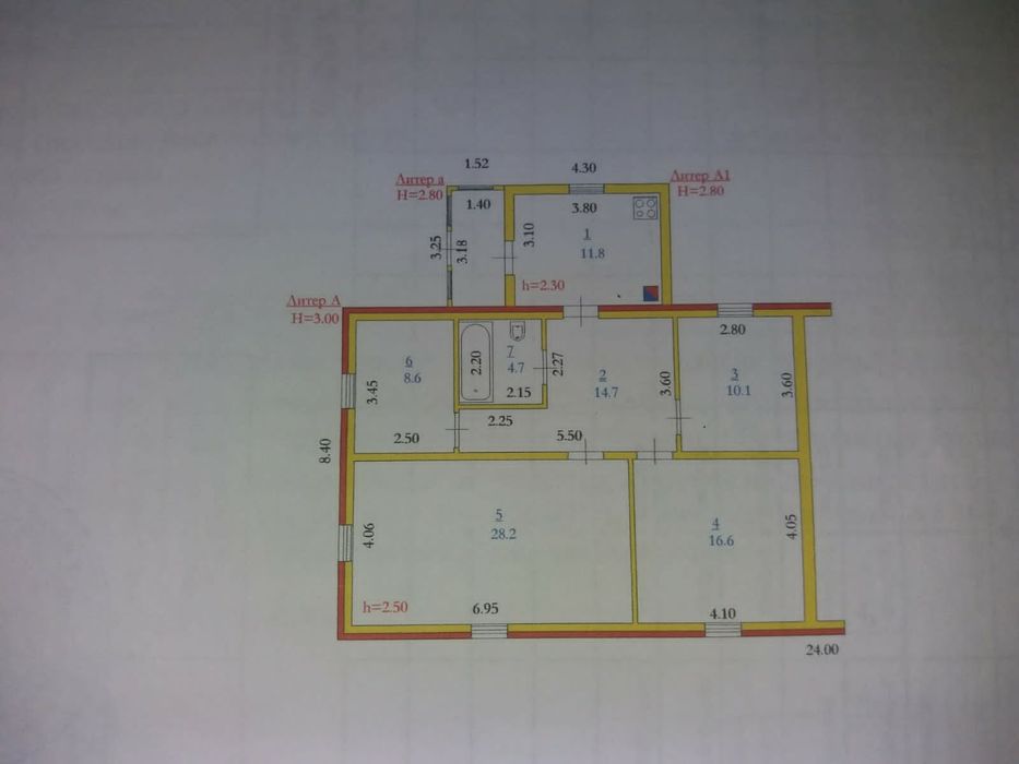 Продам дом,3 комнаты.