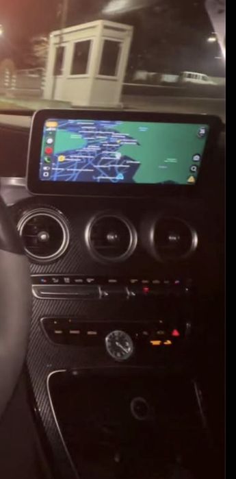 W205 навигация фейс glc c face navi Carplay android auto ntg5