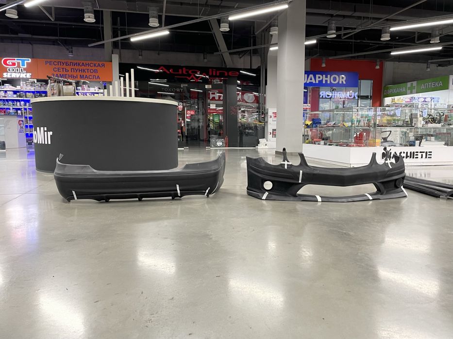 Бампер для мерседес 211 amg/губа w211/ диффузор на 6.3 amg