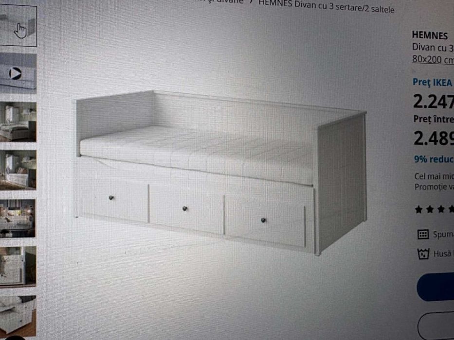pat extensibil- divan ikea