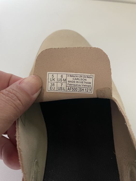 Dr. Martens / Док Мартенс чехли, кожа, номер 38