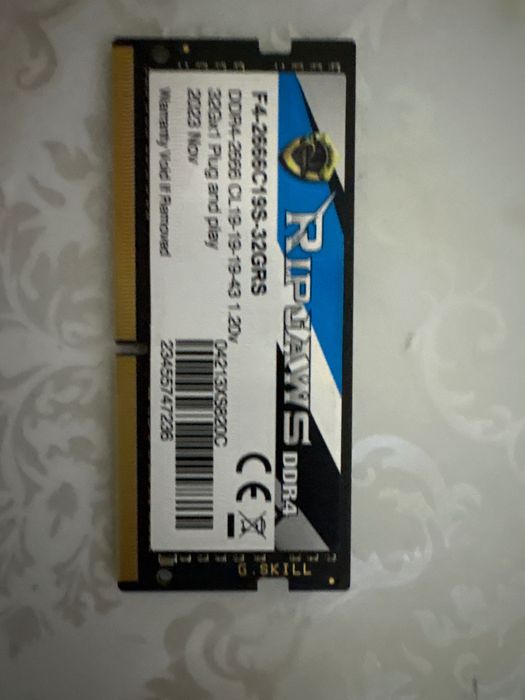 Оперативная память для ноутбука Озу