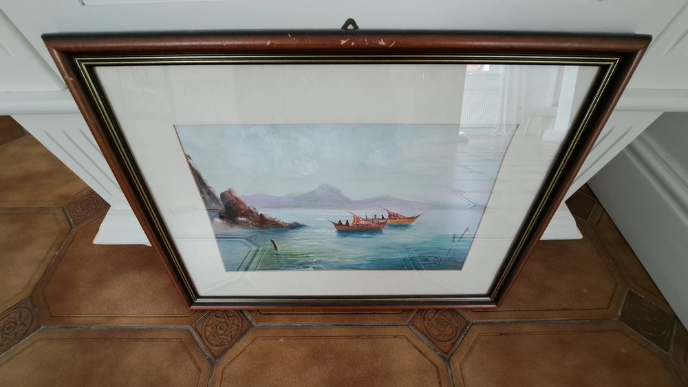 Pictura"   Tablou  Vintage  47/36cm
