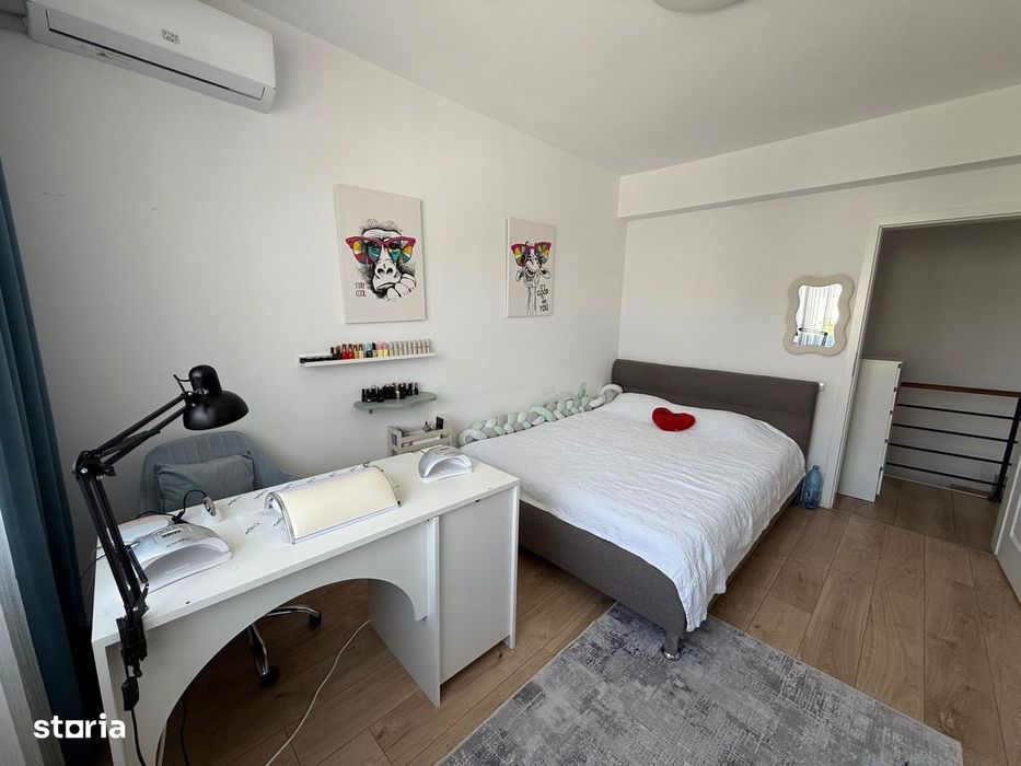 Duplex cu 4 camere, stil mediteranean. Complet mobilat/utilat