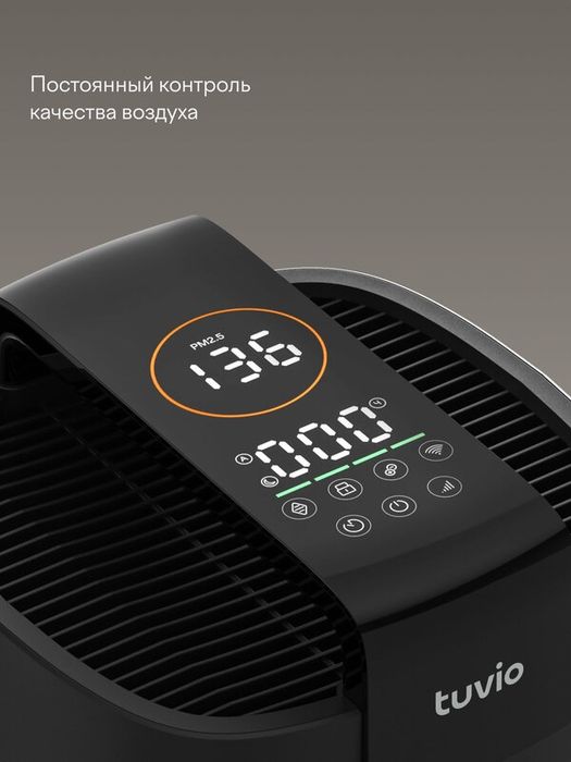 Очиститель воздуха с Wi-Fi, ионизацией, без увлажнения Tuvio THP01DE