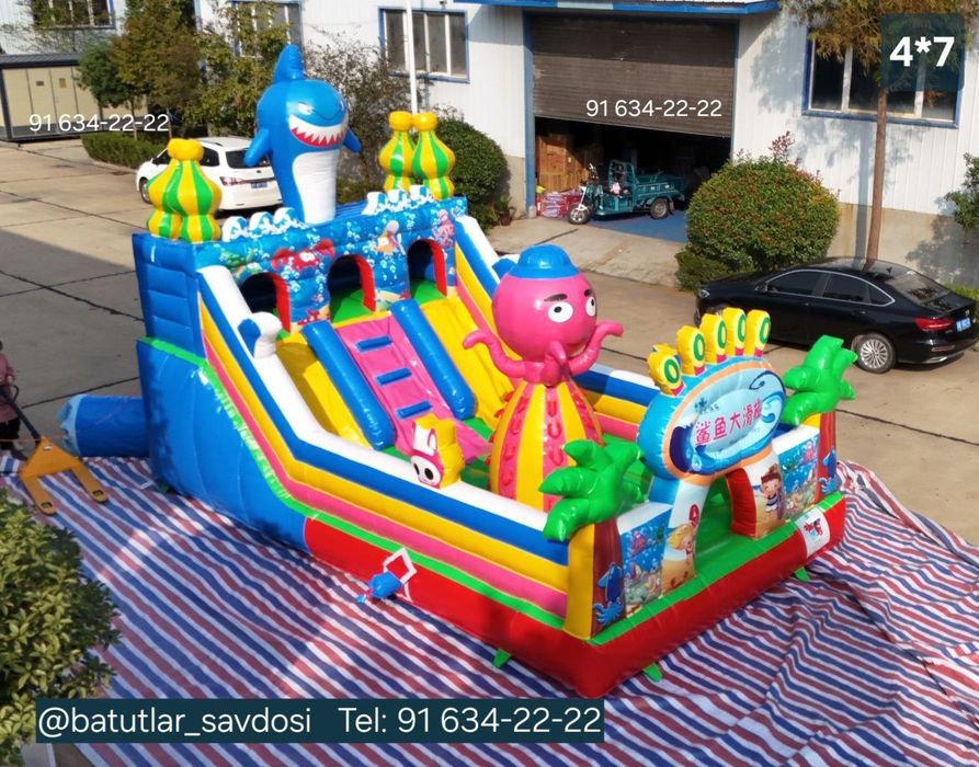 Batut, Батуты, Надувной батут, Atraksion, Аттракцион sotiladi