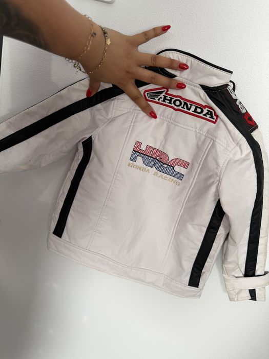 Jacheta de piele Honda pentru copii genul moto